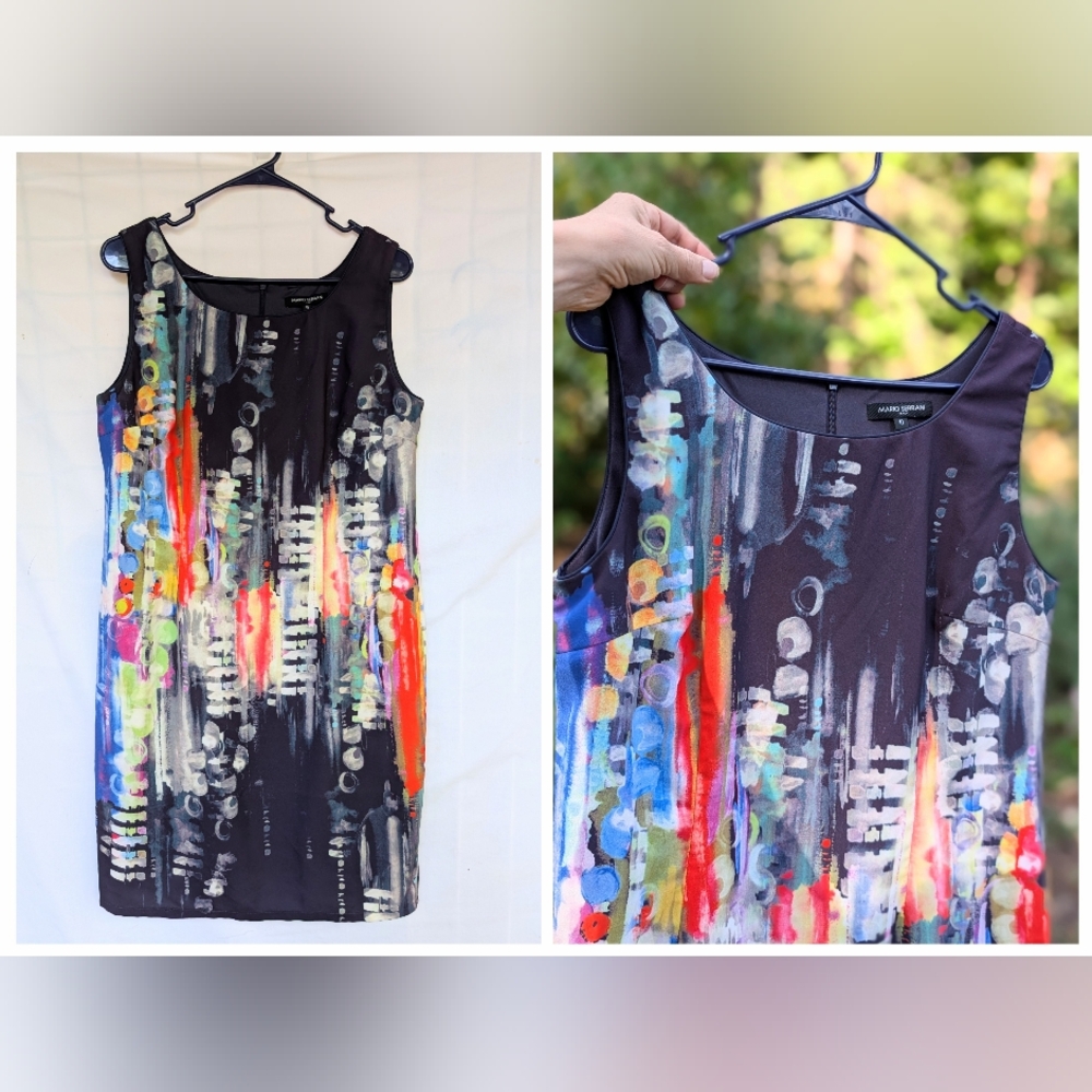 Mario Serrani Sleeveless Dress Size 10